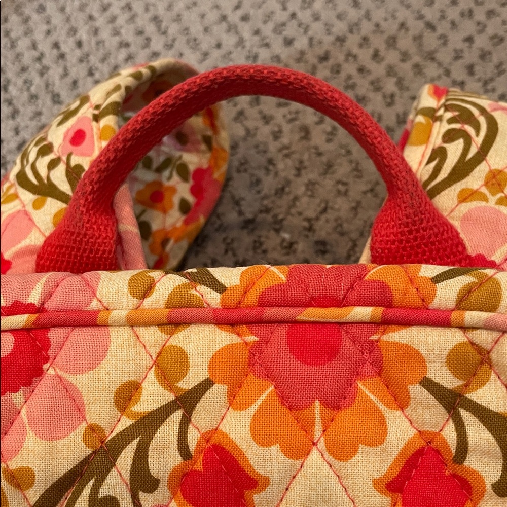 VERA BRADLEY Bundle Folkloric Quilted Campus Backpack + Crossbody | GUC - Picture 11 of 11